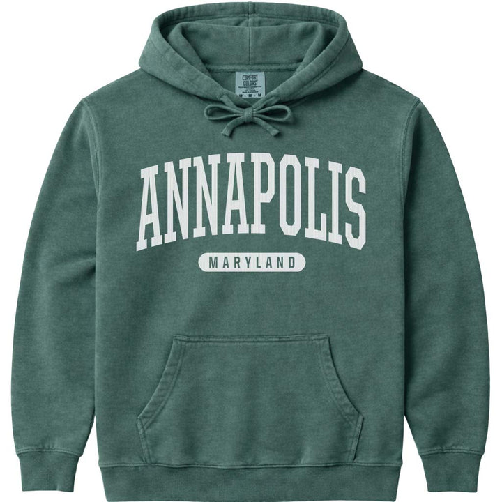 Annapolis Maryland Hoodie Sweatshirt - Blue Spruce