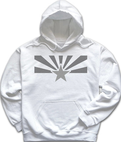 White Arizona Flag Hoodie