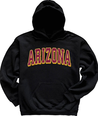 Black Vintage Arizona Football Hoodie