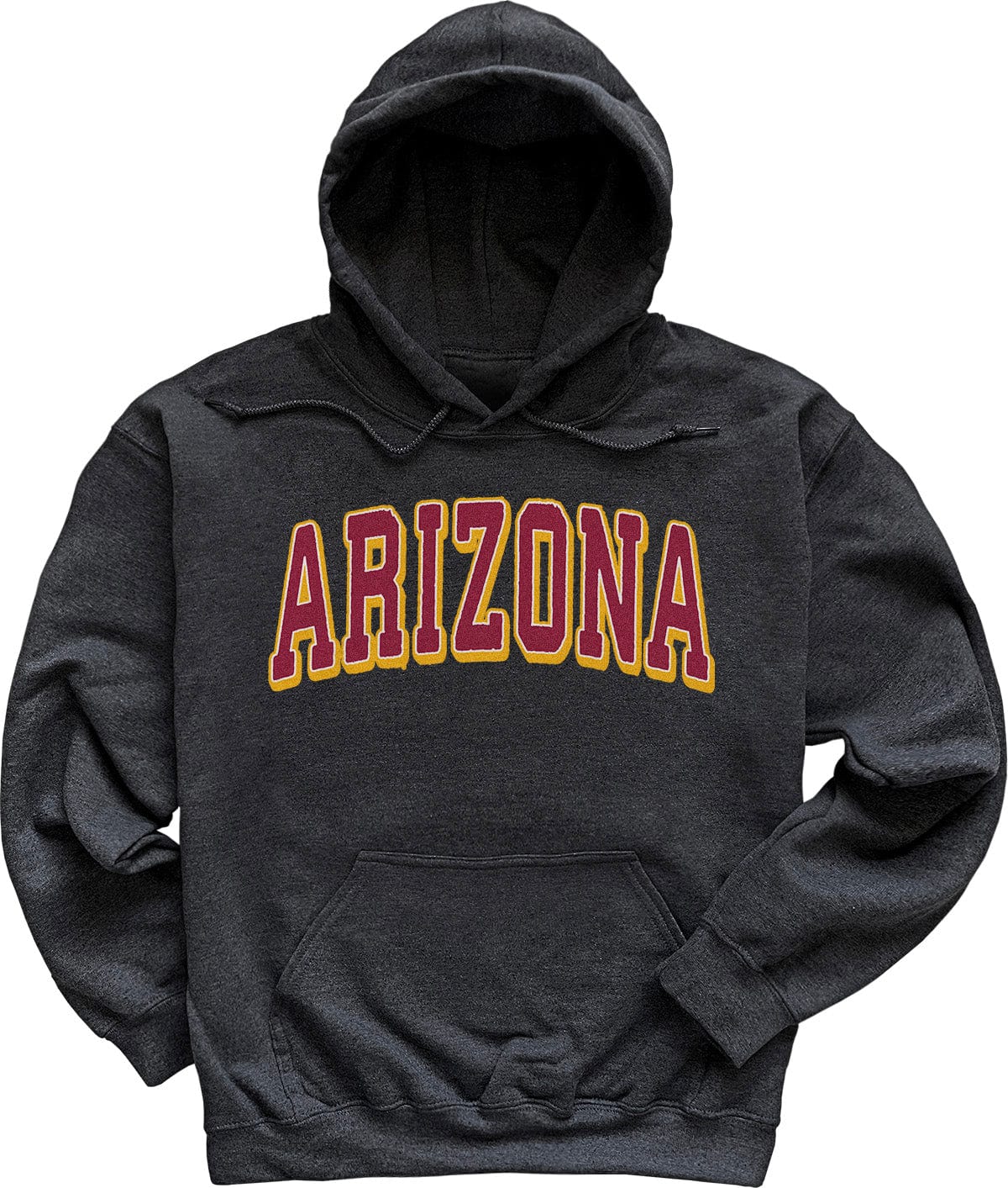 Dark Heather Grey Vintage Arizona Football Hoodie