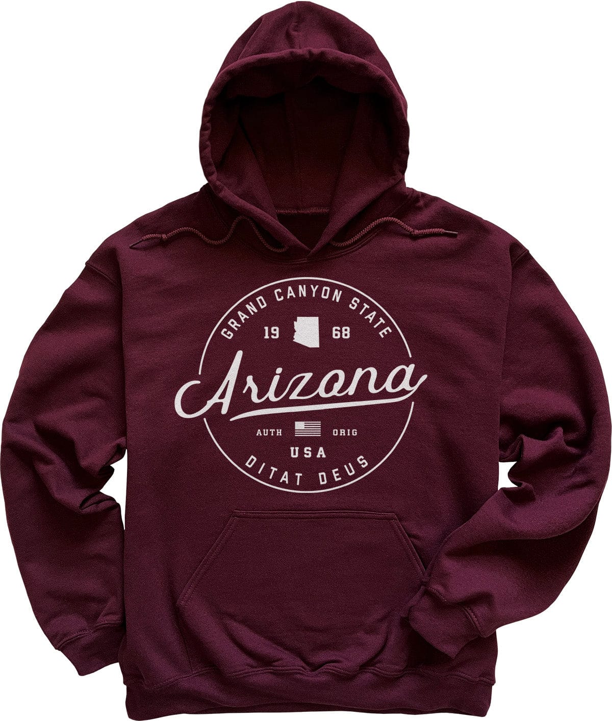 Maroon Arizona Hooded Sweatshirt