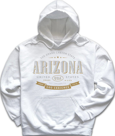 White Arizona State Hoodie