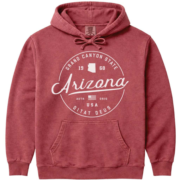 Arizona Hooded Sweatshirt - Crimson