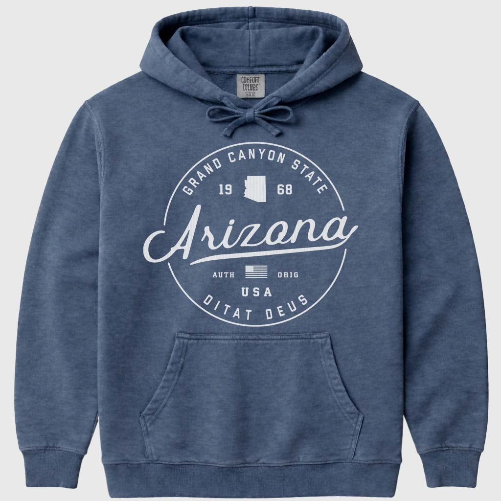 Arizona Hooded Sweatshirt - Denim