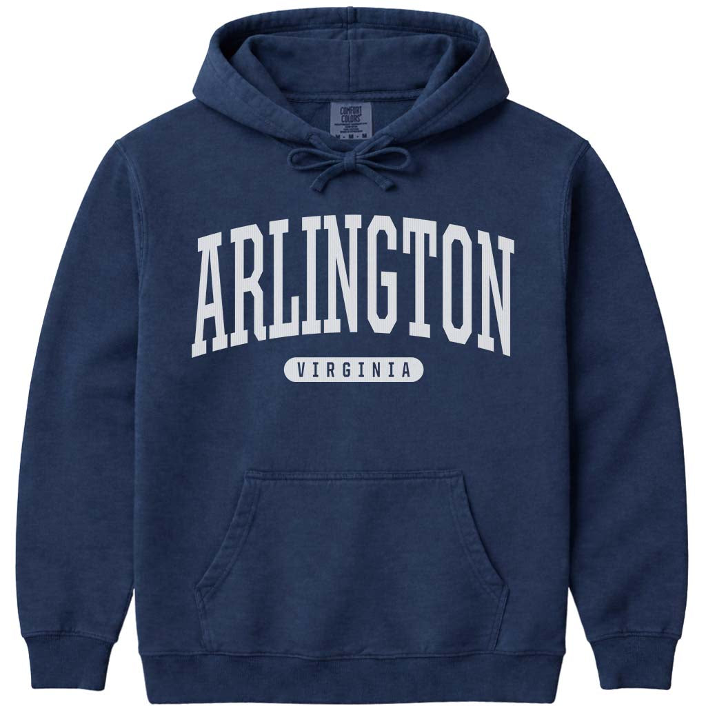 Arlington Virginia Hooded Sweatshirt - Navy