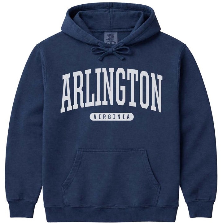 Arlington Virginia Hooded Sweatshirt - Navy