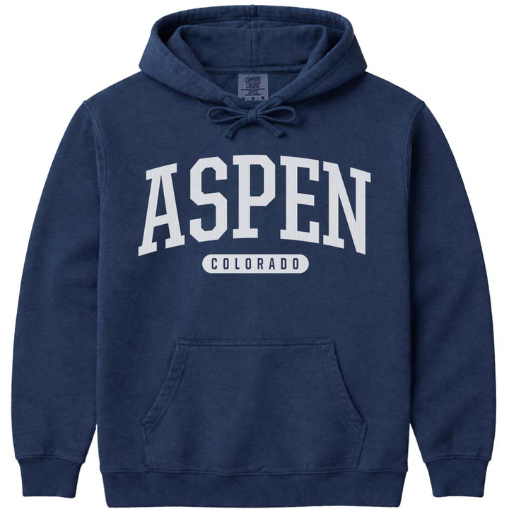 Aspen Colorado Hoodie - Navy