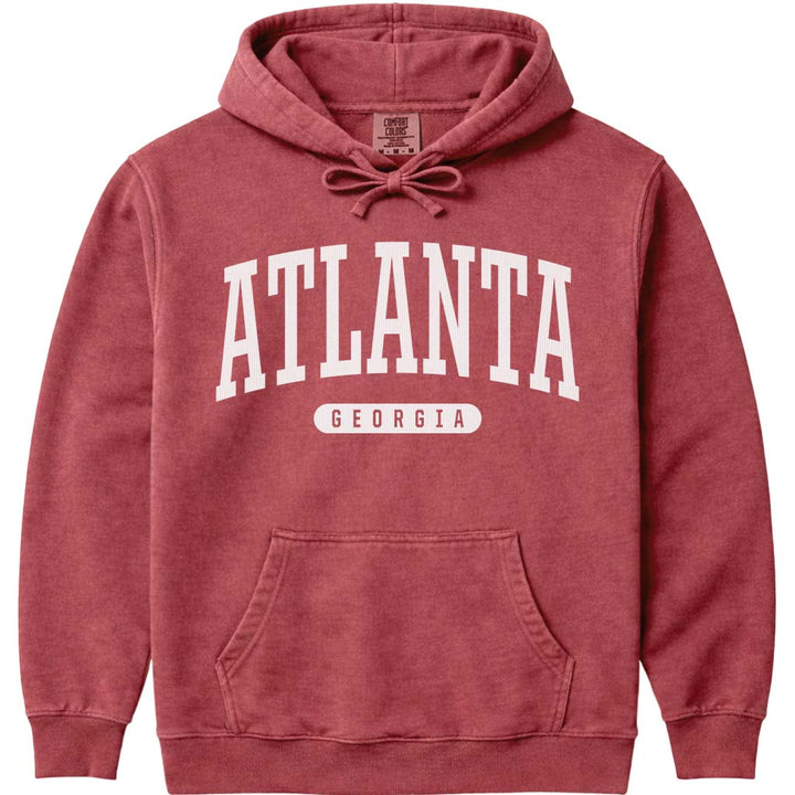 Atlanta Georgia Hoodie - Crimson