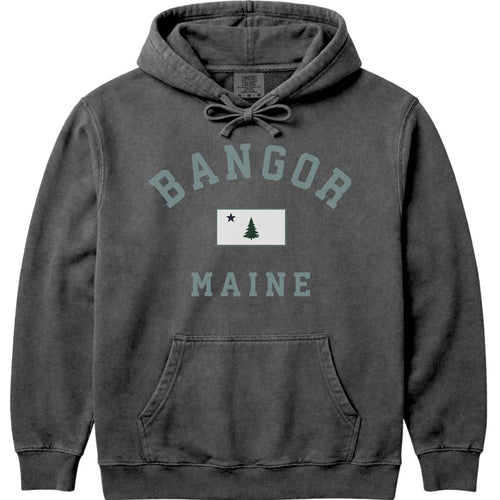 Bangor Maine Vintage Flag Sweatshirt