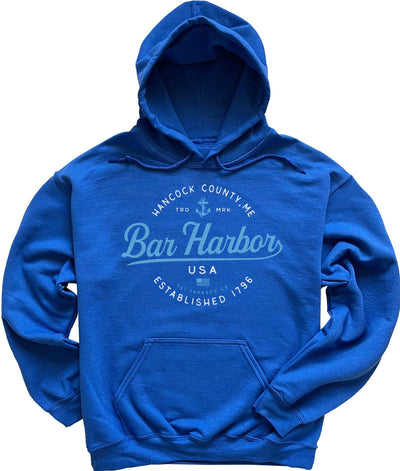 Bar Harbor Hoodie - Maine Vacation Sweatshirt