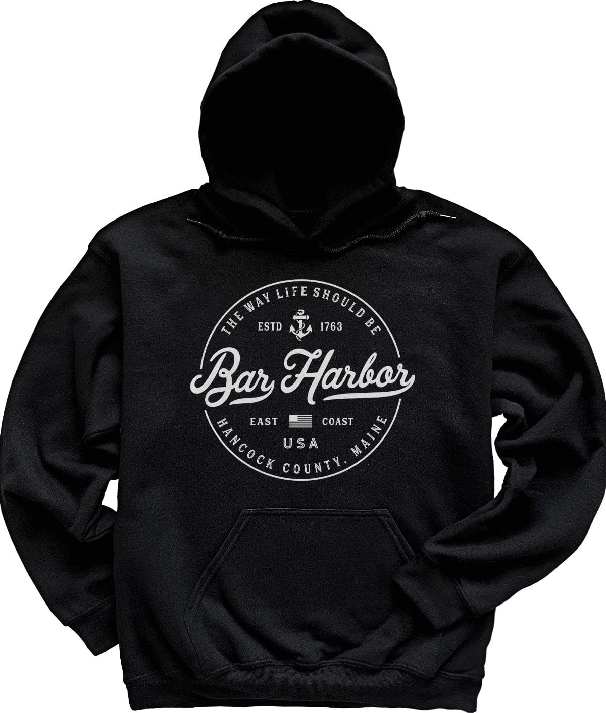 Bar Harbor Vacation Souvenir Hoodie