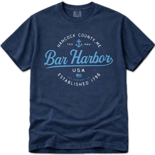 Bar Harbor Tee BH Maine Vacation T Shirt