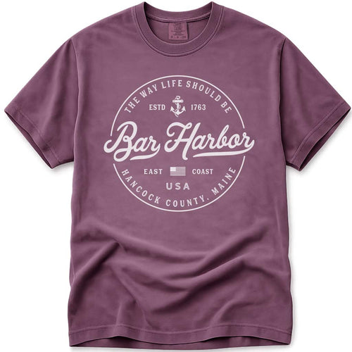 Bar Harbor Vacation Souvenir T Shirt
