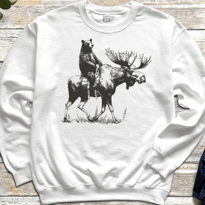 Bear Back Moose Rides Sweatshirt