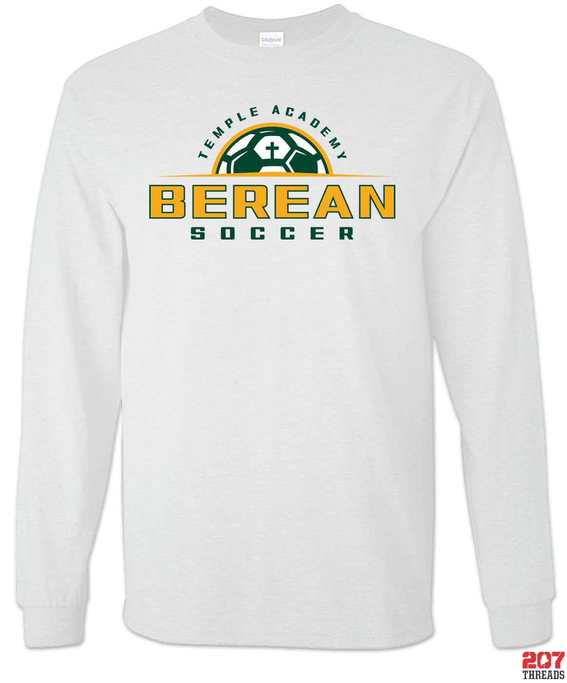 Temple Academy Berean Soccer Long Sleeve Shirt