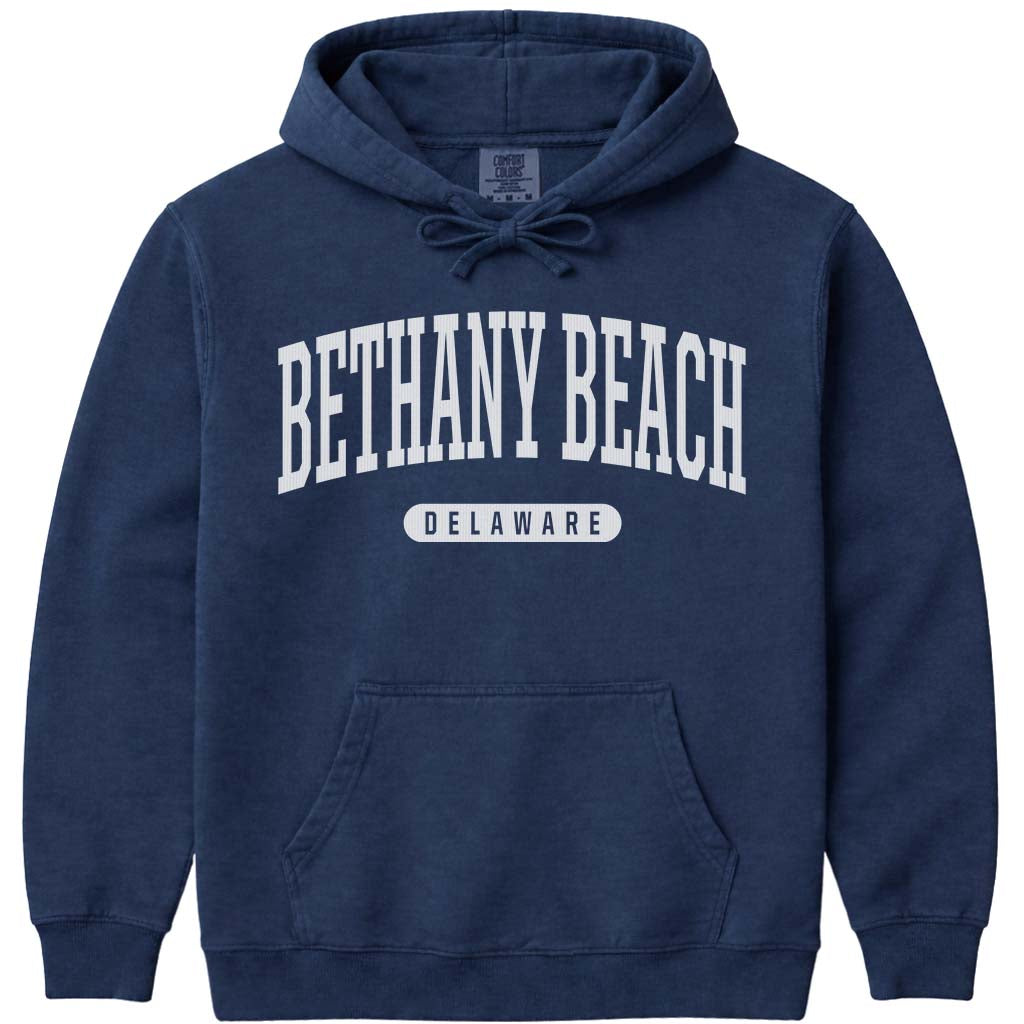 Bethany Beach Delaware Hoodie Sweatshirt - Navy
