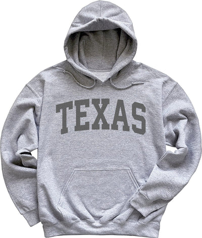 Black on Black Texas Hoodie