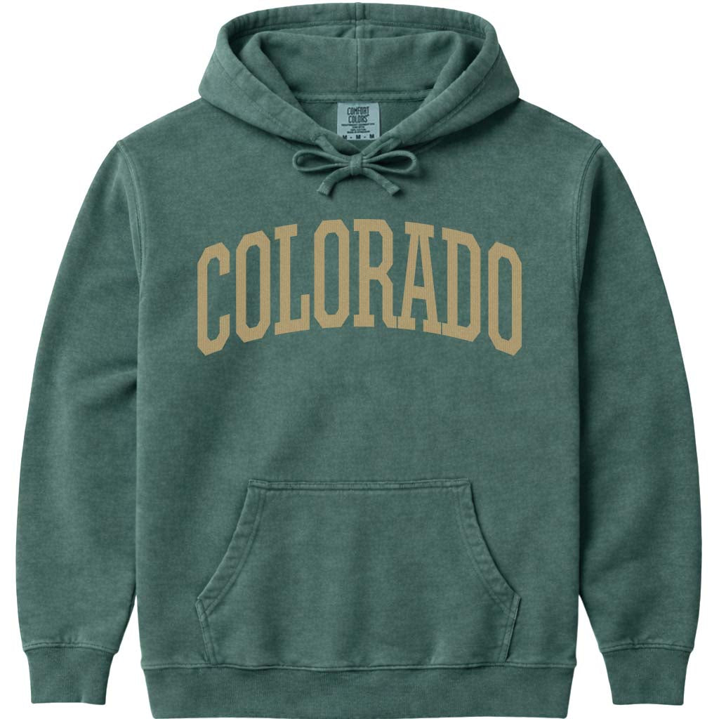 Black & Gold Colorado Buffs Hoodie - Blue Spruce