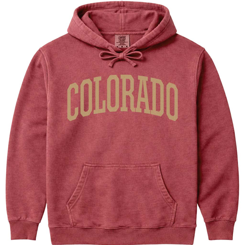 Black & Gold Colorado Buffs Hoodie - Crimson