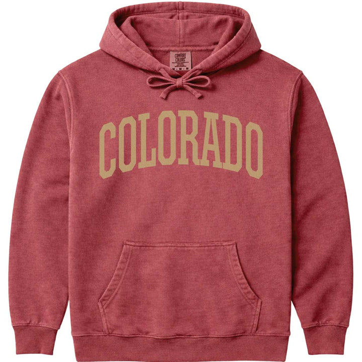 Black & Gold Colorado Buffs Hoodie - Crimson