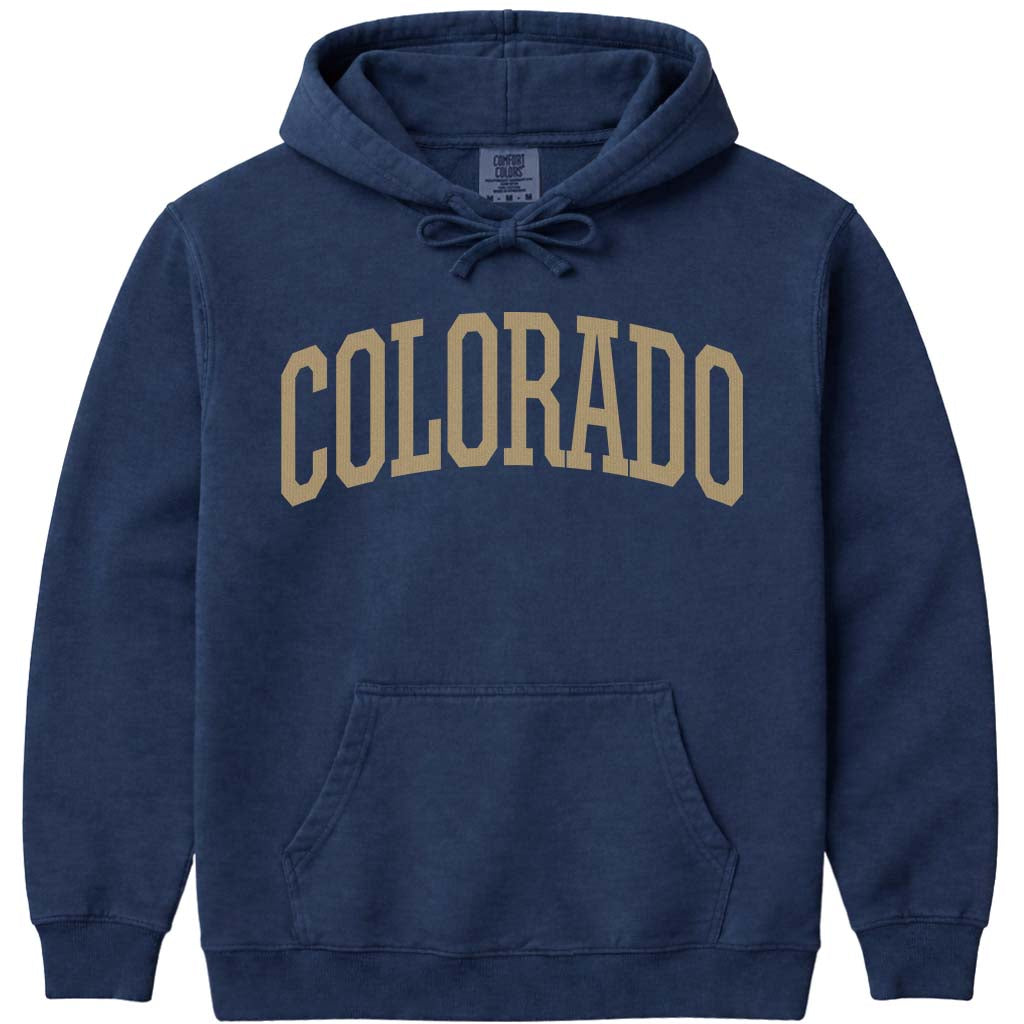 Black & Gold Colorado Buffs Hoodie - Navy