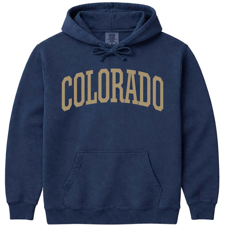 Black & Gold Colorado Buffs Hoodie - Navy