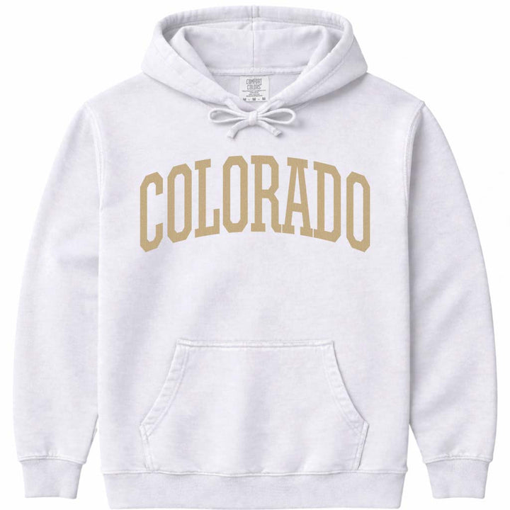 Black & Gold Colorado Buffs Hoodie - White