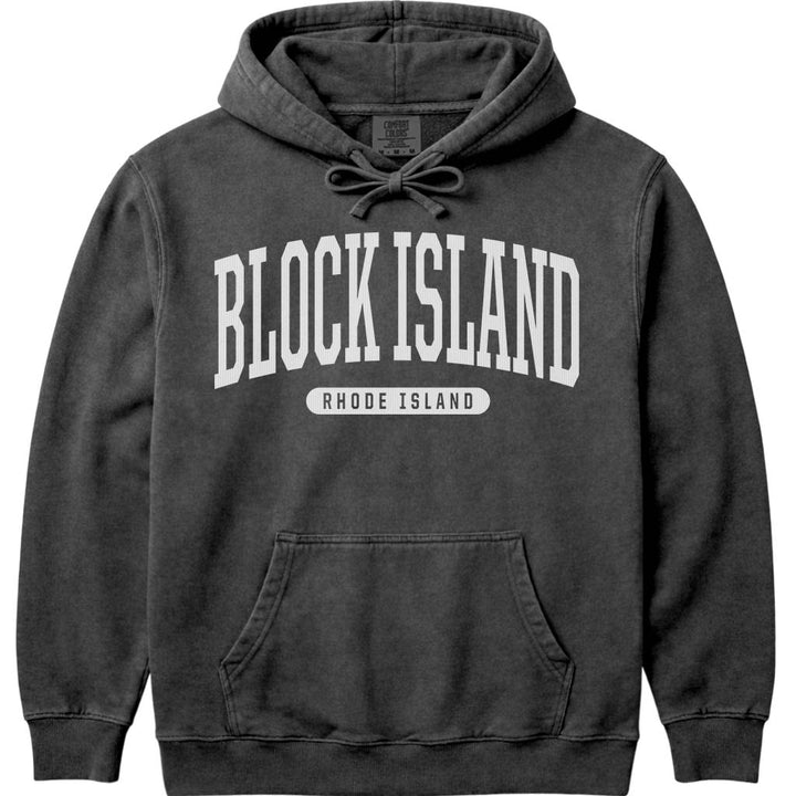 Block Island Hoodie Sweatshirt - Pepper