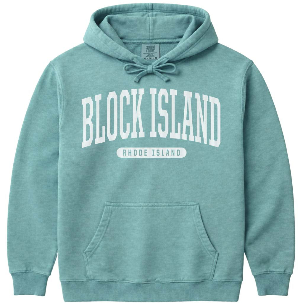 Block Island Hoodie Sweatshirt - Seafoam