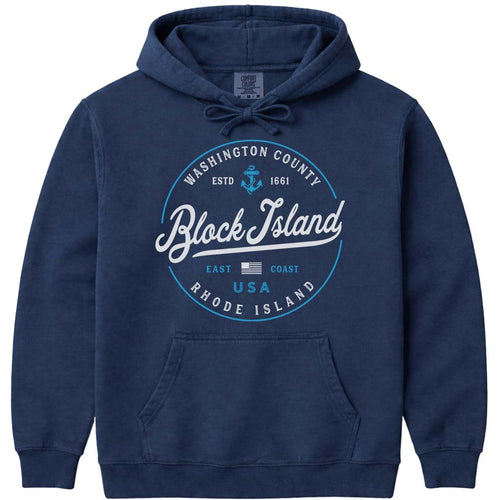 Block Island Coastal Hoodie Sweatshirt