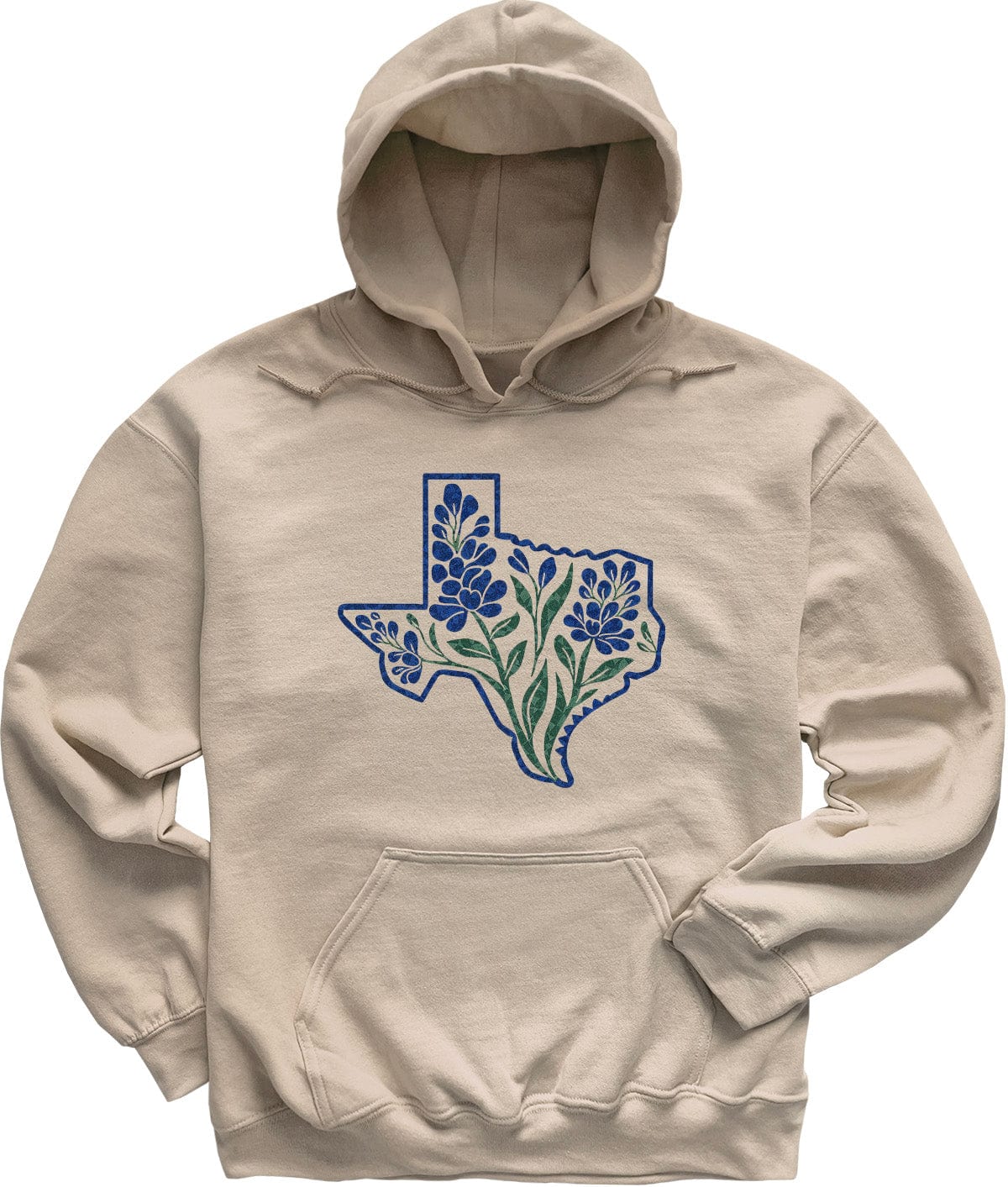 Bluebonnet Texas Hoodie Womens