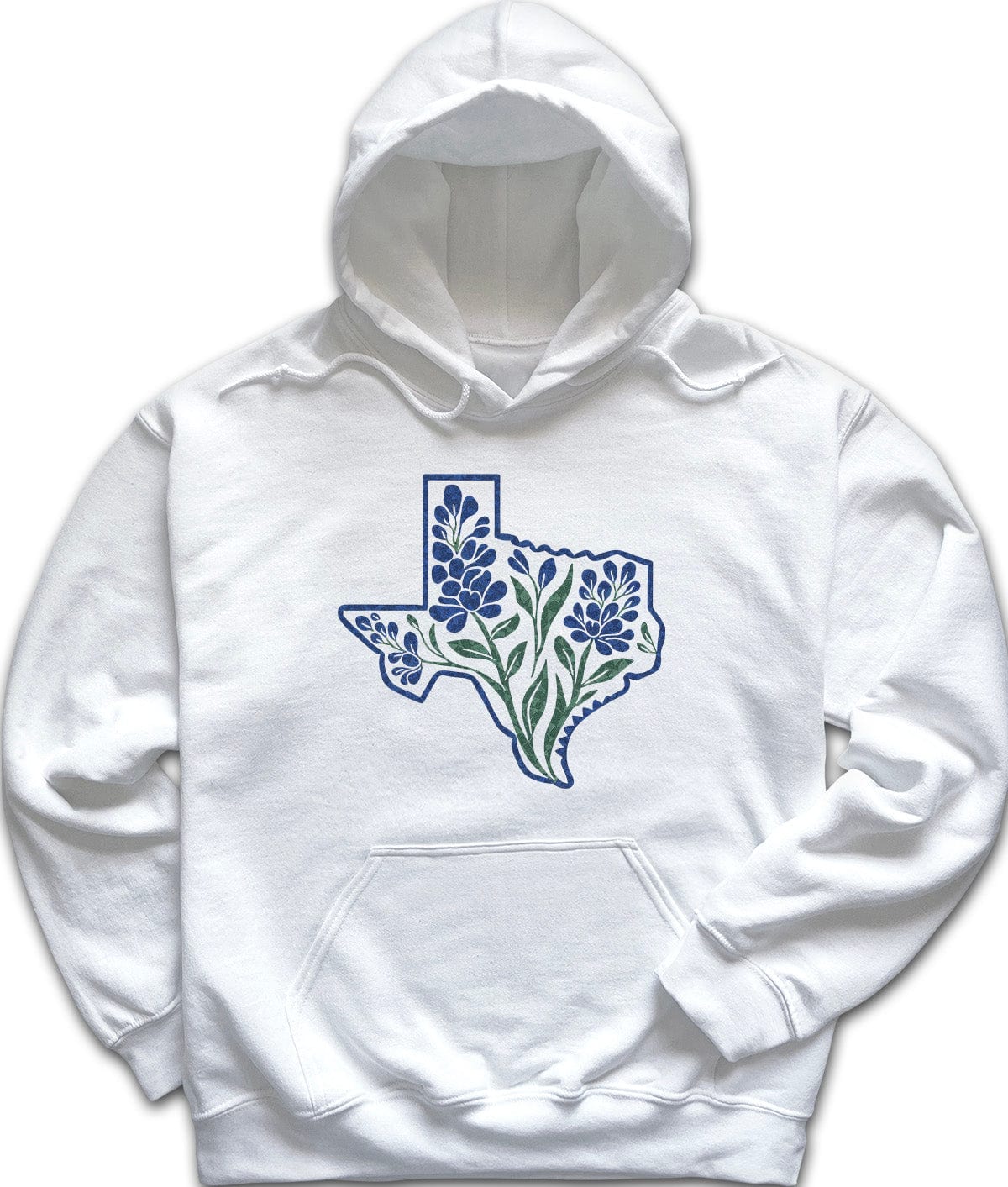 Bluebonnet Texas Hoodie Womens