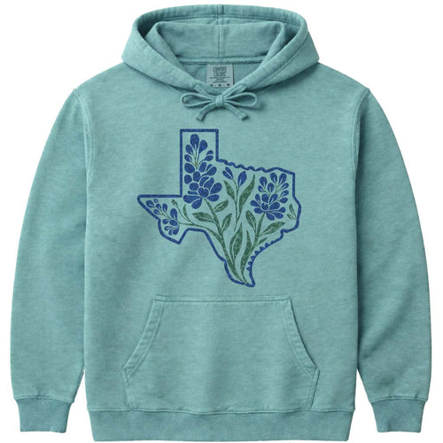 Bluebonnet Texas Women's Hoodie Sweatshirt