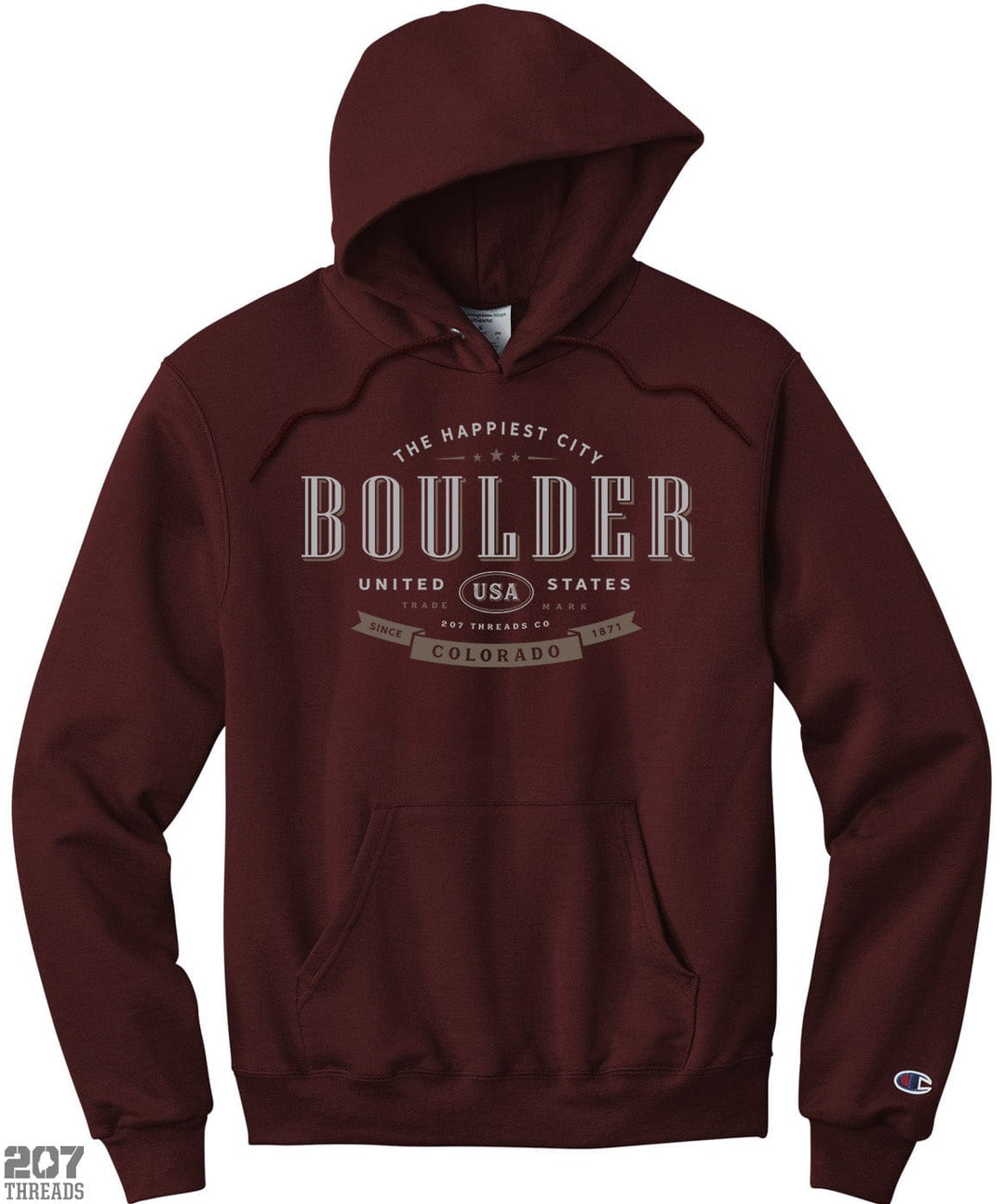 Boulder Hoodie Champion Souvenir Sweatshirt