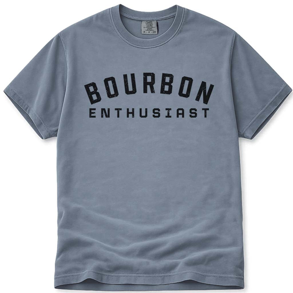 Bourbon Enthusiast Dad T-Shirt - Blue Jean