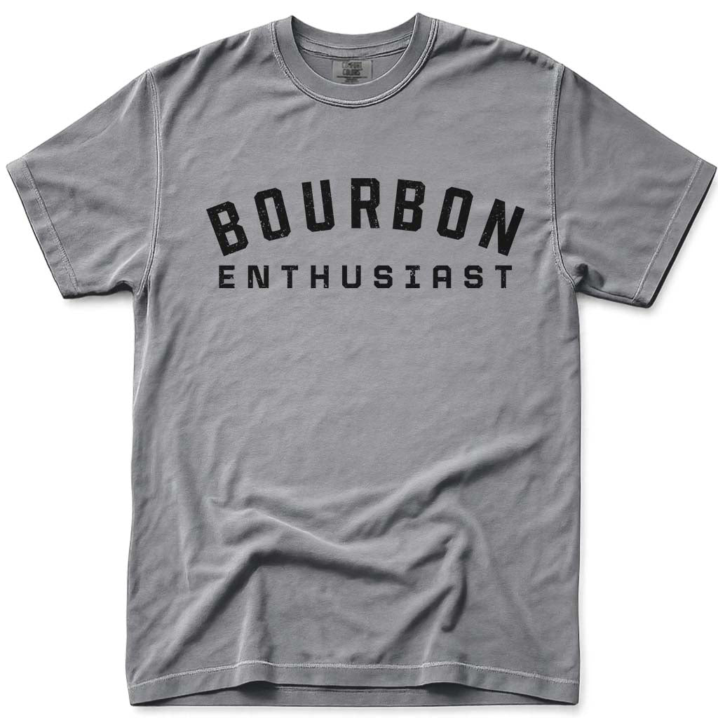Bourbon Enthusiast Dad T-Shirt - Grey