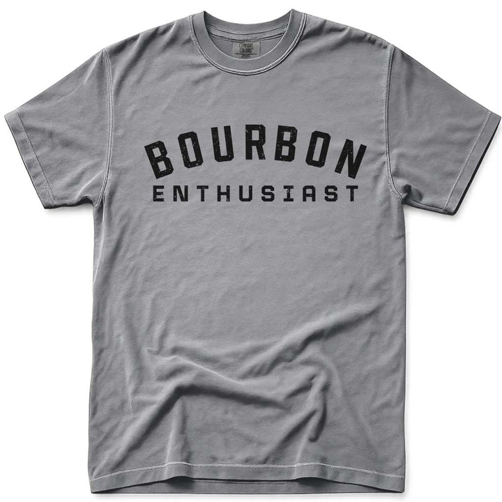 Bourbon Enthusiast Dad T-Shirt - Grey