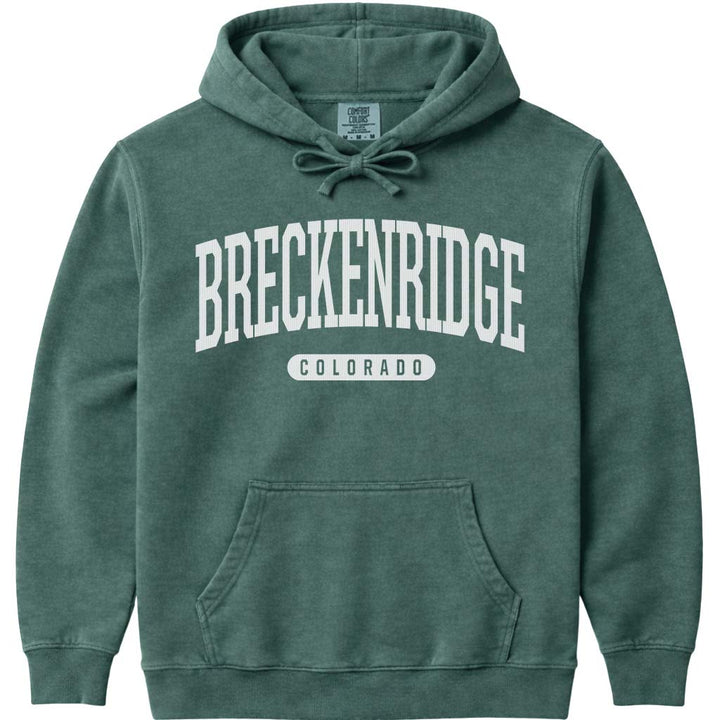 Breckenridge Colorado Hoodie - Blue Spruce