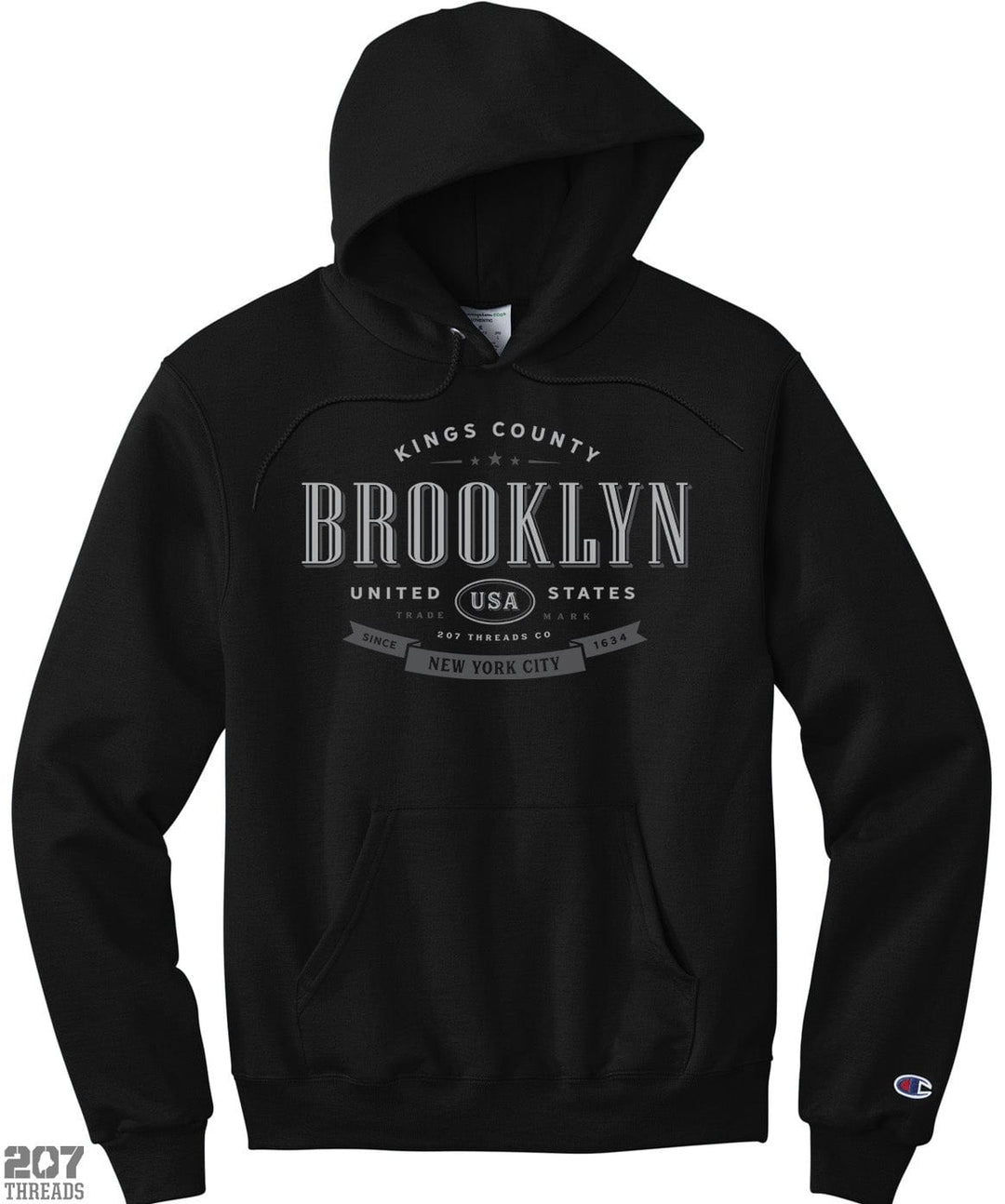 Brooklyn NY Hoodie Champion Sweatshirt