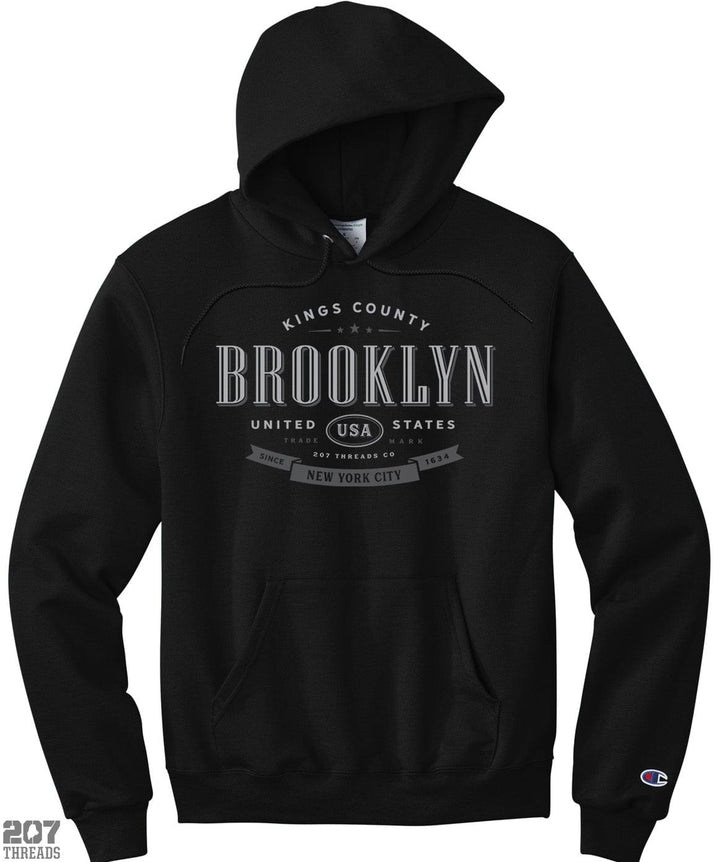 Brooklyn NY Hoodie Champion Sweatshirt