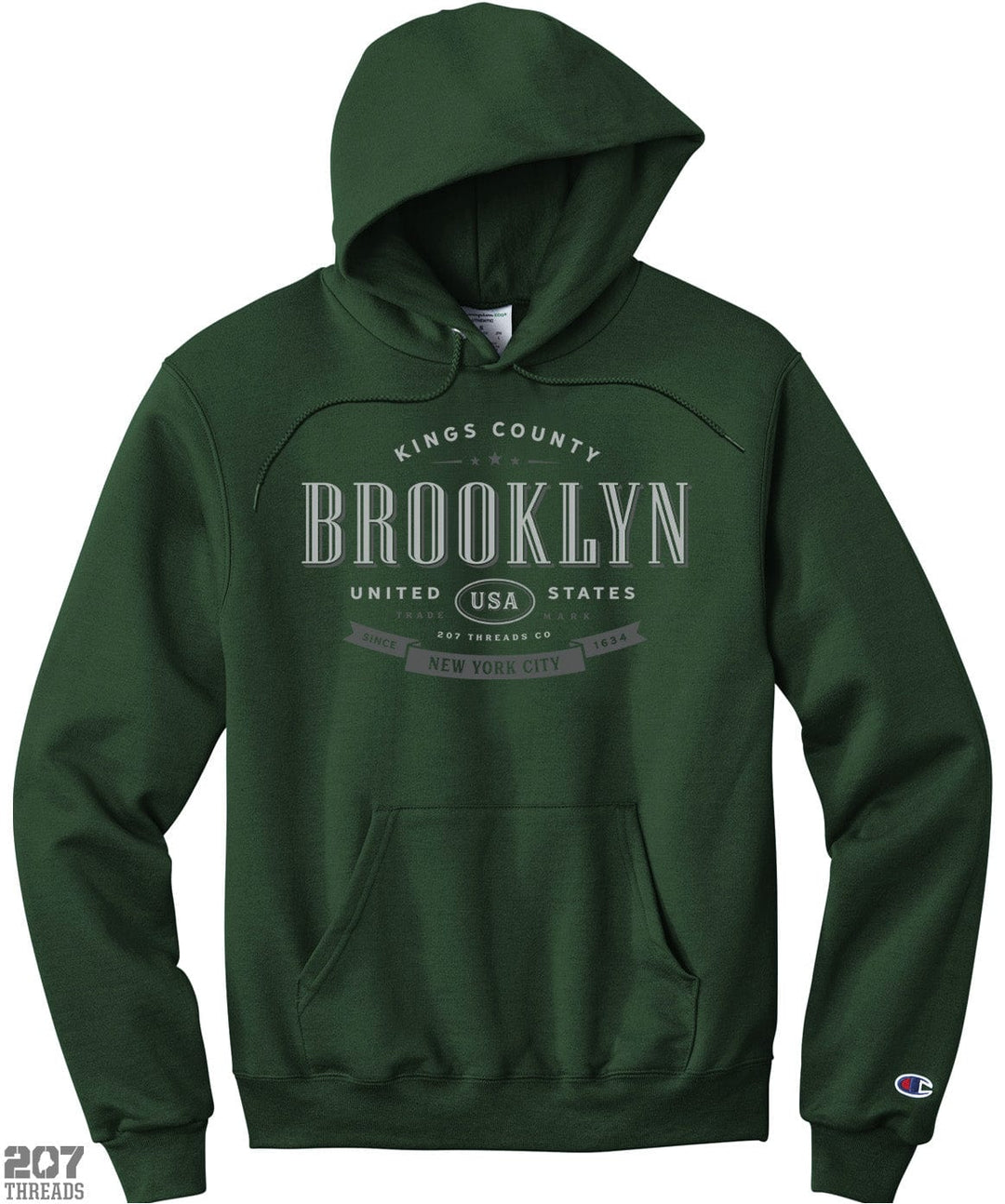 Brooklyn NY Hoodie Champion Sweatshirt
