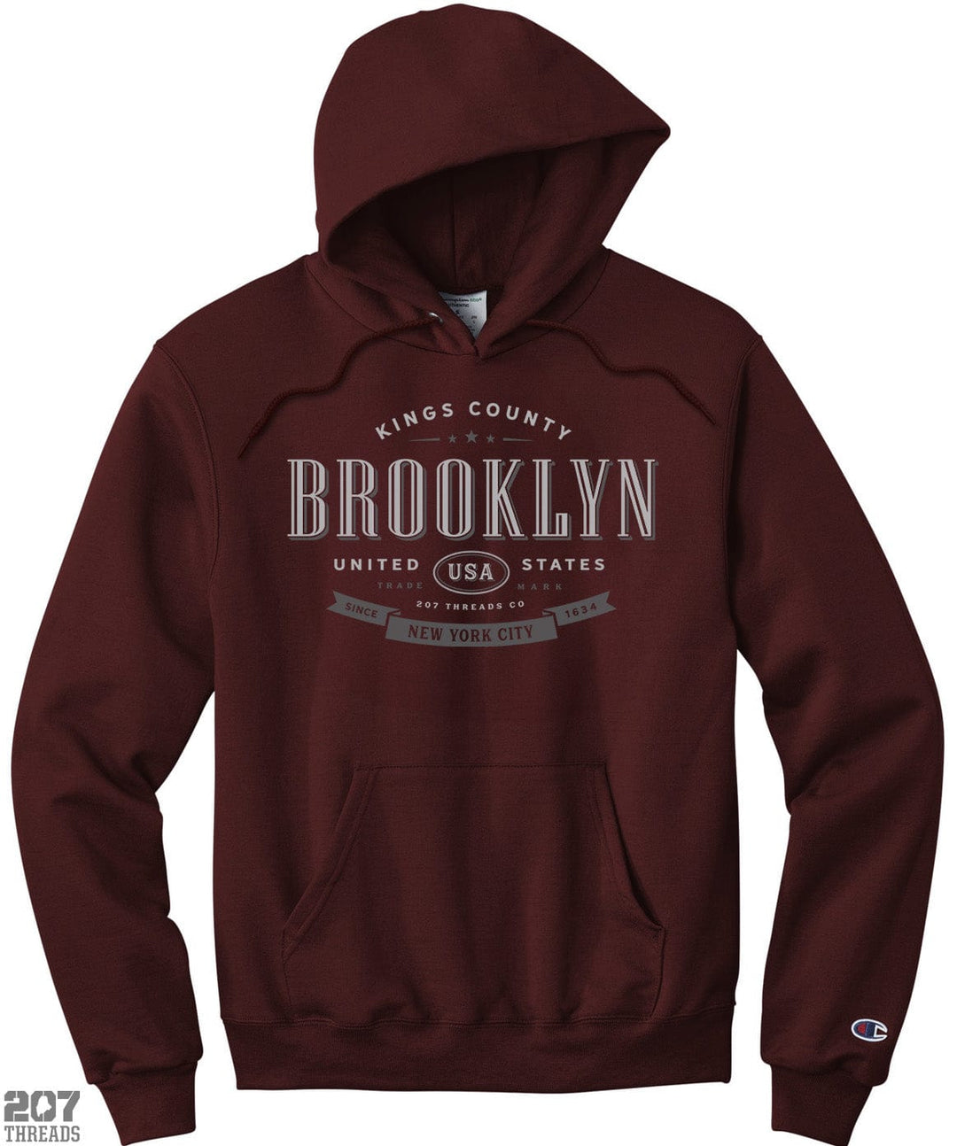 Brooklyn NY Hoodie Champion Sweatshirt