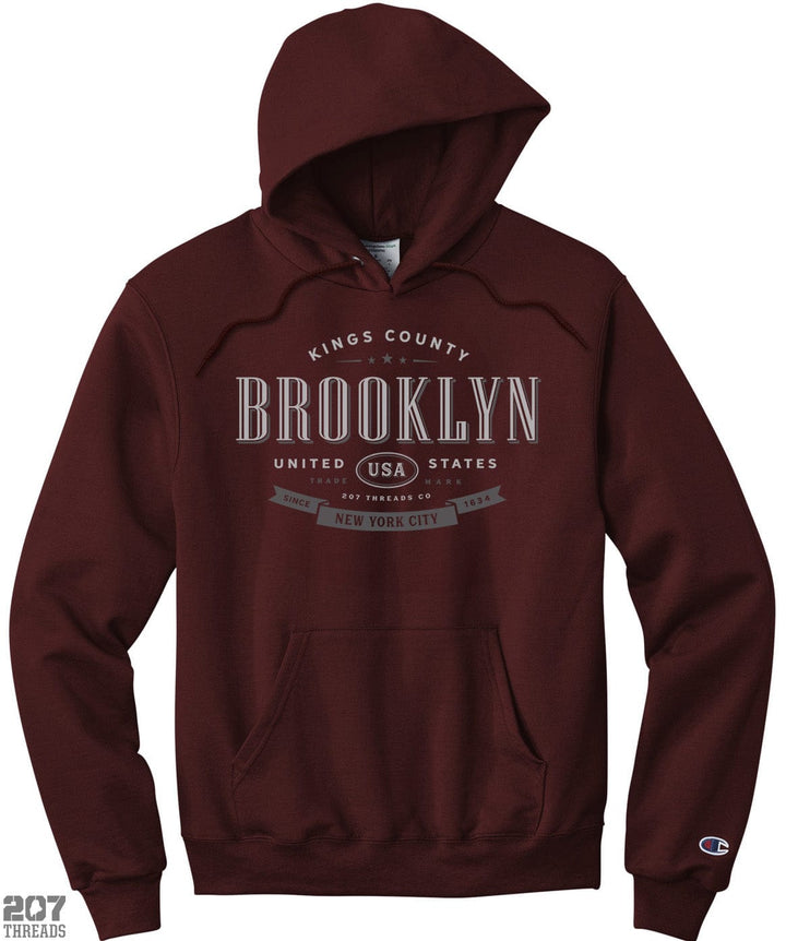 Brooklyn NY Hoodie Champion Sweatshirt