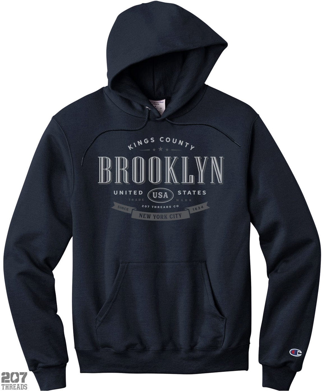 Brooklyn NY Hoodie Champion Sweatshirt