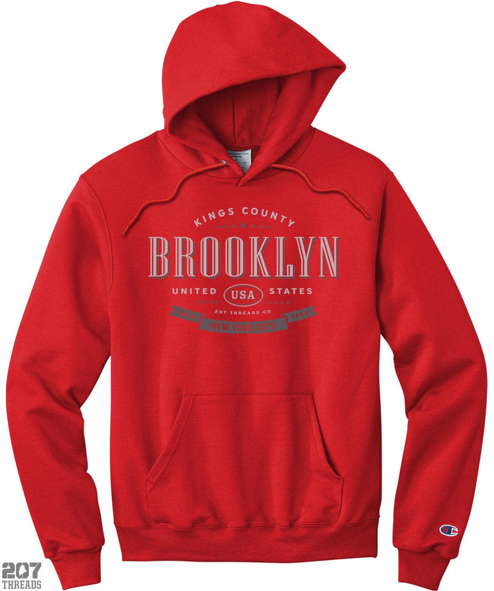 Brooklyn NY Hoodie Champion Sweatshirt