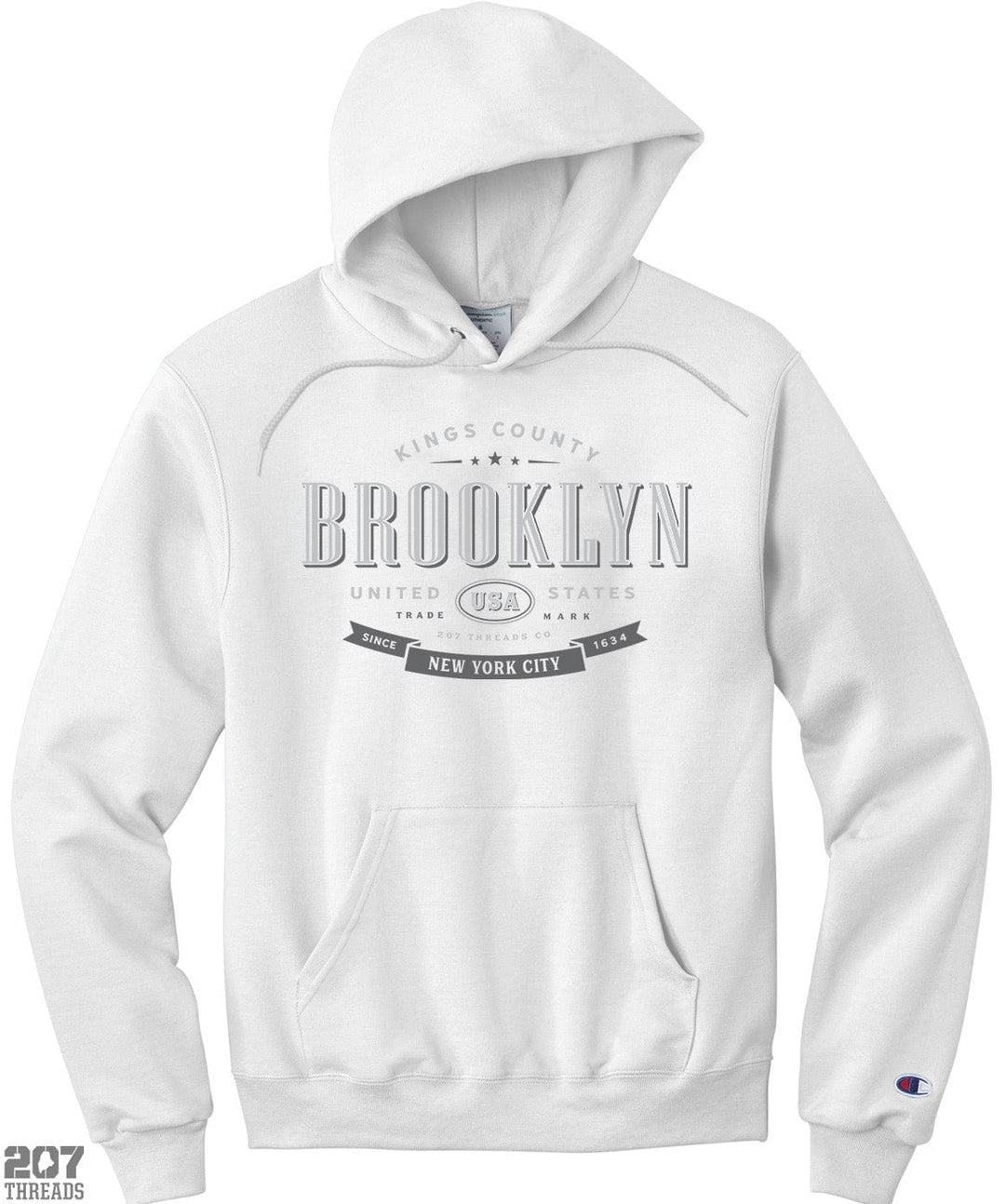 Brooklyn NY Hoodie Champion Sweatshirt