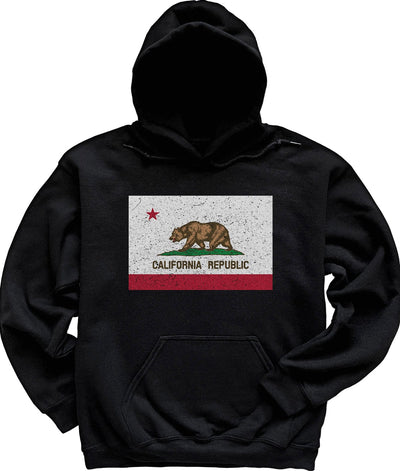 Black California Flag Hoodie