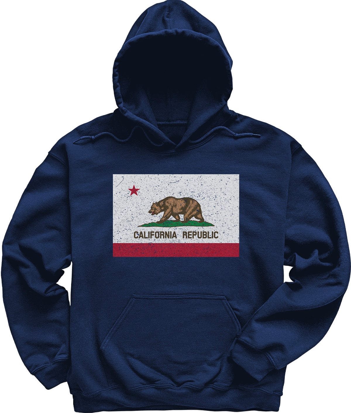 Navy California Flag Hoodie