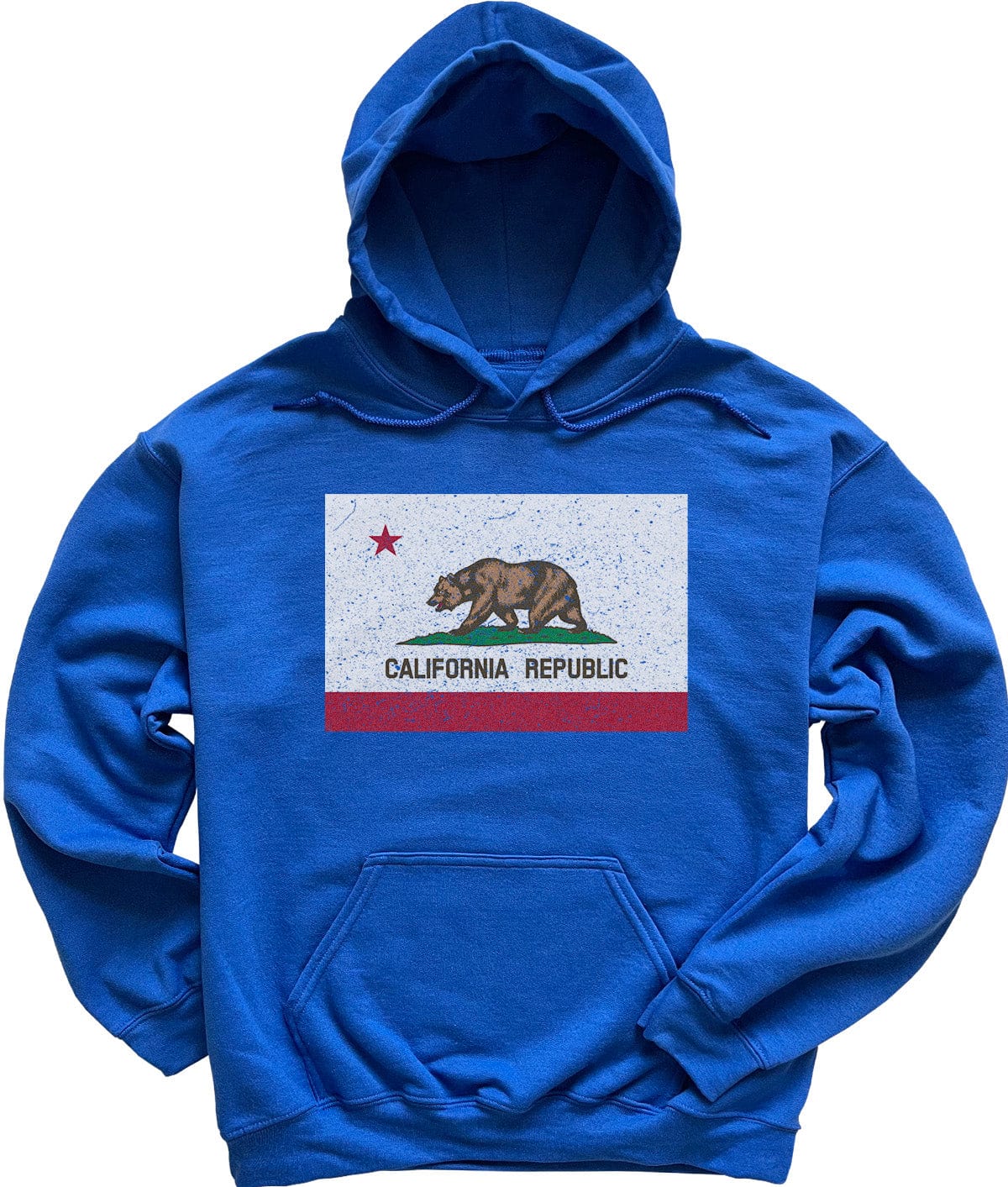 Royal Blue California Flag Hoodie