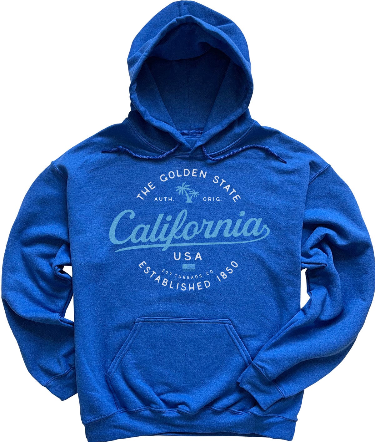 Royal Blue California Hooded Sweatshirt